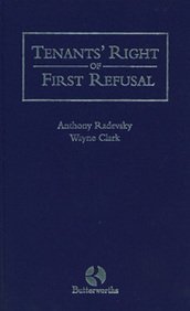 Beispielbild fr Tenant*s Right of First Refusal zum Verkauf von Mispah books
