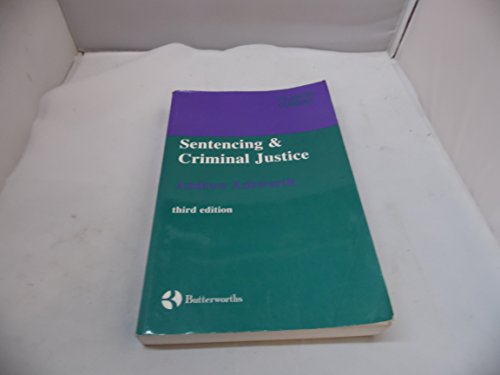 Imagen de archivo de Sentencing and Criminal Justice (Law in Context) a la venta por WorldofBooks