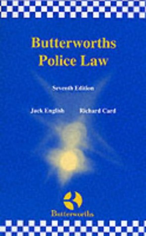 Stock image for Butterworths Police Law for sale by WorldofBooks