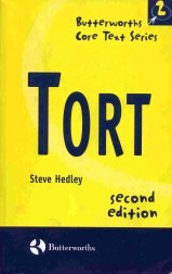 Tort (Butterworth's Core Text) (9780406916006) by Hedley, Stephen