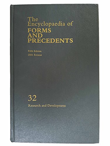 9780406917768: Encyclopedia of Forms and Precedents: Vol 32