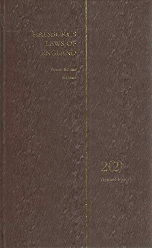 9780406920911: Halsbury's Laws of England Volume 2(2)