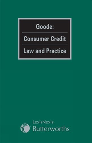 Consumer Credit Law and Practice (9780406921130) by Roy M. Goode; Stephen Makin