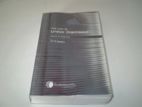 Stock image for The Law of Unfair Dismissal for sale by Better World Books Ltd