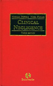Stock image for Clinical Negligence for sale by UK LAW BOOK SELLERS LTD