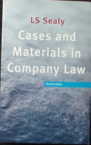 9780406929594: Cases and Materials in Company Law