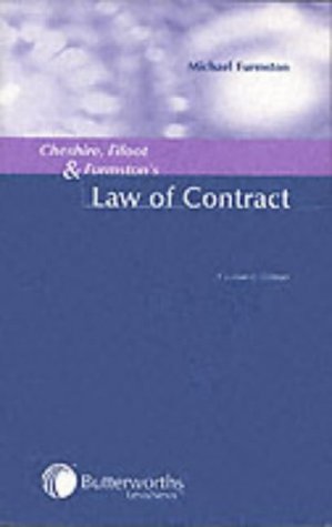 Stock image for Cheshire, Fifoot and Furmston's Law of Contract for sale by Better World Books: West