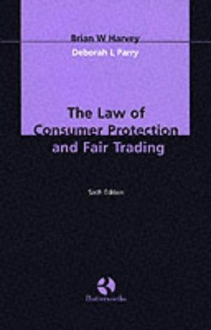 Beispielbild fr The Law of Consumer Protection and Fair Trading zum Verkauf von Better World Books Ltd