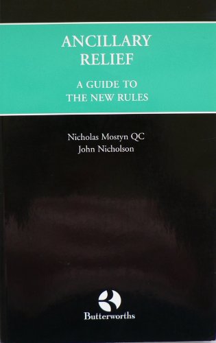 9780406931788: Ancillary Relief: a Guide to the New Rules