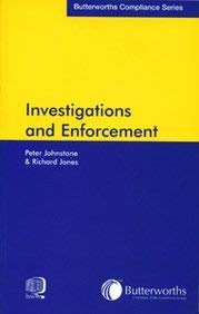 Imagen de archivo de Investigations and Enforcement a la venta por Better World Books Ltd