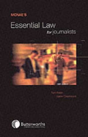 Imagen de archivo de McNae's Essential Law for Journalists a la venta por MusicMagpie