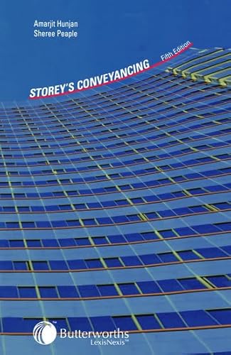 Imagen de archivo de Storeys Conveyancing 5e a la venta por WorldofBooks