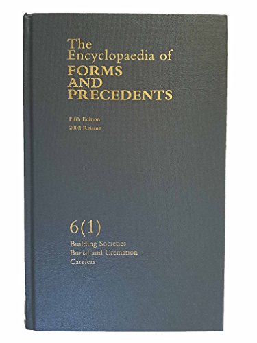 9780406937797: Encyclopaedia of Forms and Precedents