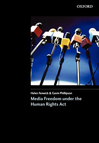 Beispielbild fr Media Freedom under the Human Rights Act zum Verkauf von Better World Books