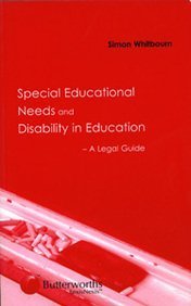 Imagen de archivo de Special Education Needs and Disability in Education: A Legal Guide a la venta por WorldofBooks