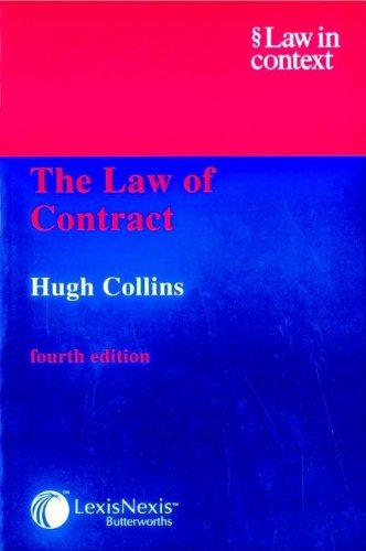 Imagen de archivo de The Law of Contract a la venta por Better World Books Ltd