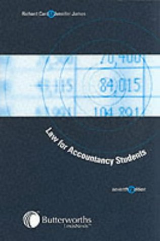 Stock image for Law for Accountancy Students (7th Edn) for sale by Anybook.com