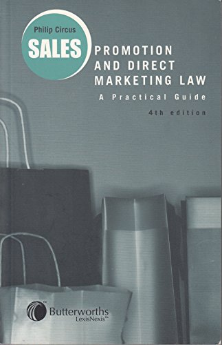 Imagen de archivo de Sales Promotion and Direct Marketing Law : A Practical Guide a la venta por dsmbooks