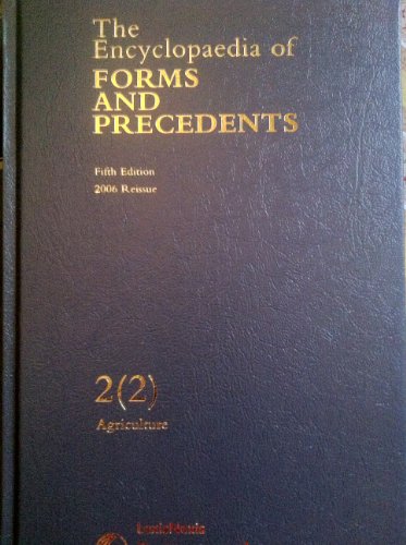 The Encyclopaedia of Forms and Precedents: V. 2, Pt. 2