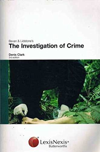 9780406957429: The Investigation of Crime: A Guide to the Law of Criminal Investigation