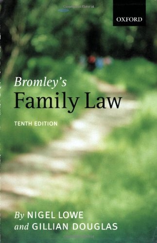 Beispielbild fr Bromley's Family Law zum Verkauf von AwesomeBooks