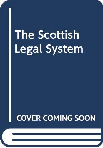 9780406959621: The Scottish Legal System