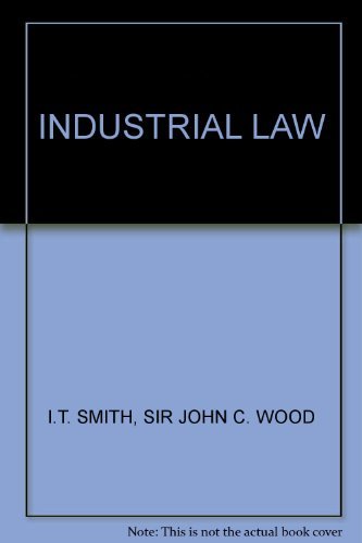 Beispielbild fr Industrial Law zum Verkauf von AwesomeBooks