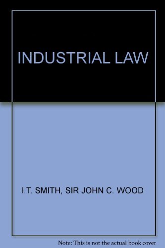 Imagen de archivo de Industrial Law a la venta por AwesomeBooks