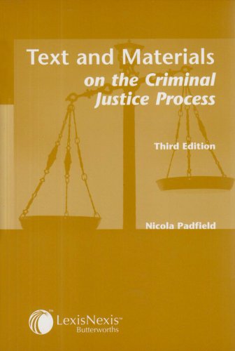 9780406963826: Text and Materials on the Criminal Justice Process