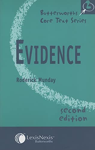 Stock image for Evidence (Core Text Series) for sale by AwesomeBooks