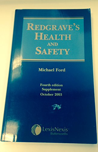 Redgrave's Health and Safety (9780406964410) by Alexander Redgrave