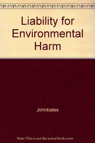 Imagen de archivo de Liability for Environmental Harm a la venta por WorldofBooks