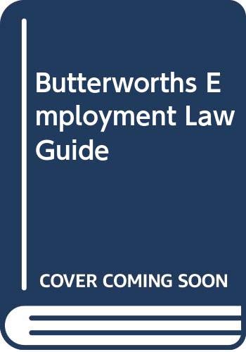 Stock image for Butterworths Employment Law Guide for sale by Anybook.com