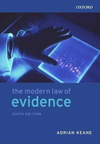 Stock image for The Modern Law of Evidence for sale by AwesomeBooks