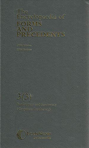 Imagen de archivo de Encyclopaedia of Forms and Precedents: Volume 3, Part 3 a la venta por Anybook.com