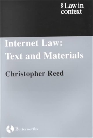 Beispielbild fr Internet Law Texts and Materials (Law in Context) zum Verkauf von WorldofBooks