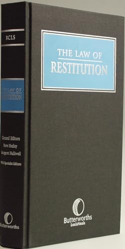 The Law of Restitution (Butterworths Common Law Series) (9780406982612) by Steve Hedley; David Howarth