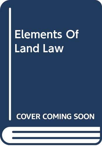 9780406983022: Elements of Land Law