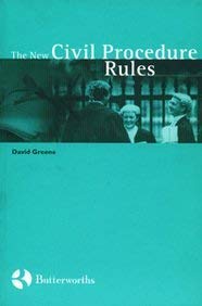 The new civil procedure rules (9780406983794) by [???]