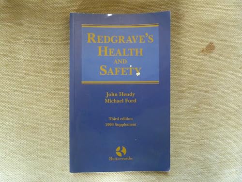 Stock image for Regrave's Health and Safety Third Edition 1999 Supplement for sale by Shore Books