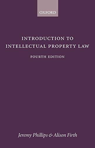 Beispielbild fr Introduction to Intellectual Property Law zum Verkauf von WorldofBooks