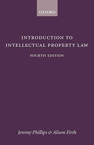 Stock image for Introduction to Intellectual Property Law for sale by WorldofBooks