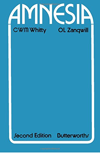 Amnesia: Clinical, psychological and medicolegal aspects (9780407000568) by Whitty, Charles William Michael