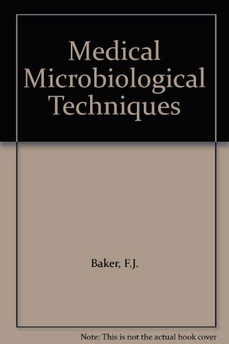 9780407000995: Medical Microbiological Techniques