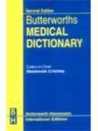 Stock image for Butterworths Medical Dictionary for sale by medimops