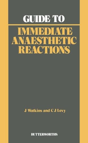 Beispielbild fr Guide to Immediate Anesthetic Reactions zum Verkauf von P.C. Schmidt, Bookseller