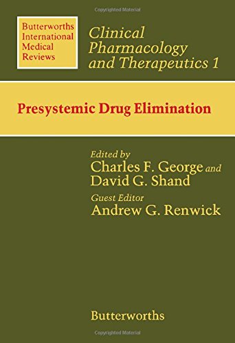 Stock image for Clinical Pharmacology and Therapeutics: Presystemic Drug Elimination v. 1 for sale by medimops