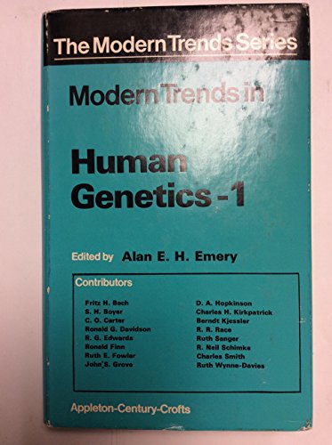 Stock image for Modern Trends in Human Genetics 1 for sale by Zubal-Books, Since 1961