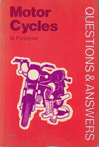 Imagen de archivo de Motor Cycles (Questions & Answers S.) a la venta por Goldstone Books