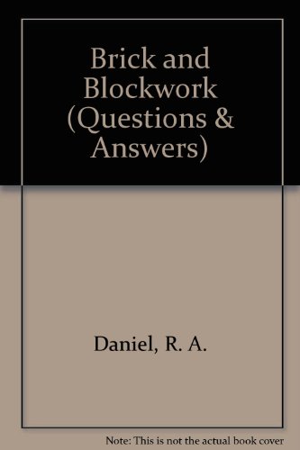 Stock image for Brick and Blockwork (Questions & Answers) for sale by J J Basset Books, bassettbooks, bookfarm.co.uk